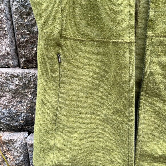 IBEX (made in USA) Carrie Vest - Lime Green- Size Small WOOL VGUC - Picture 5 of 10